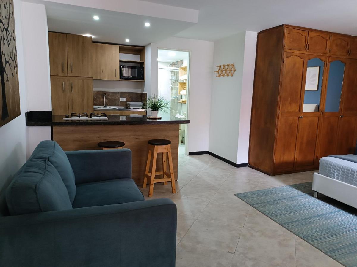 麦德林Acogedor Apartaestudio Ubicado En Laureles公寓 外观 照片
